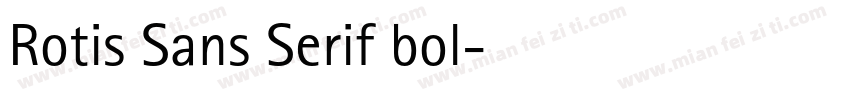 Rotis Sans Serif bol字体转换